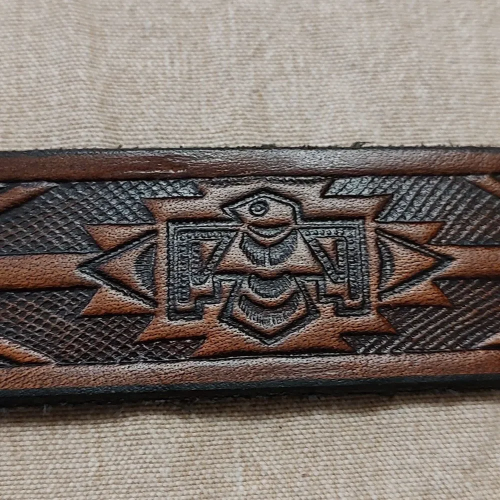 Britts Leather Co brown leather